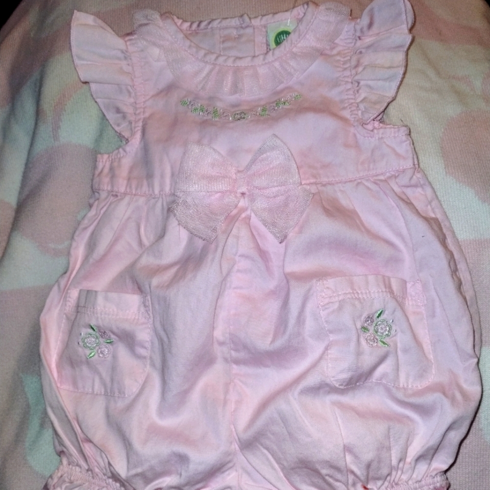 Little me romper pink 9m
